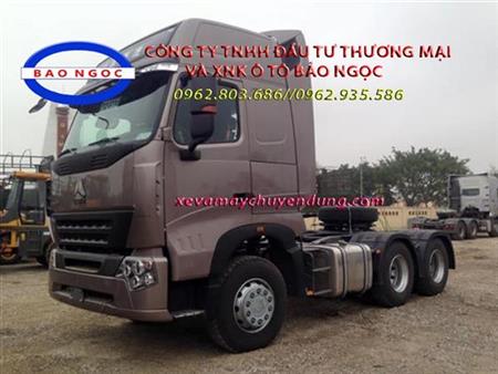 Xe đầu kéo Howo a7 động cơ 420hp cầu dầu (nhập khẩu)